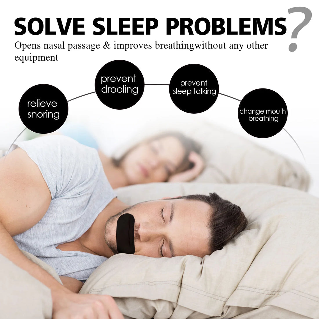 Anti-Snoring Mouth Tape