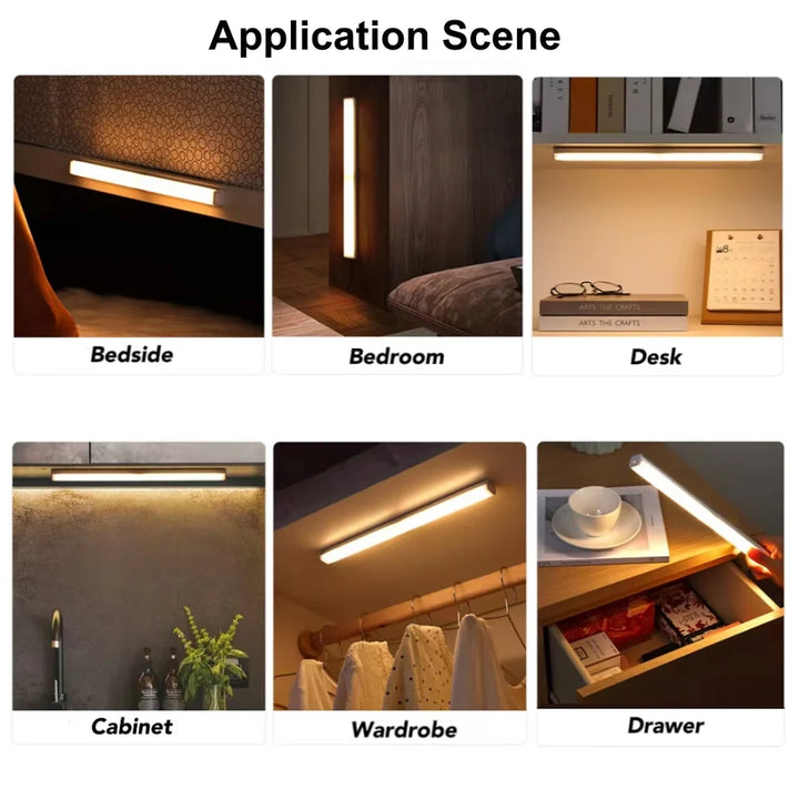 USB Rechargeable Motion Sensor Wireless LED Night Light